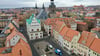 Ein Blick auf den Marktplatz von Eisleben.