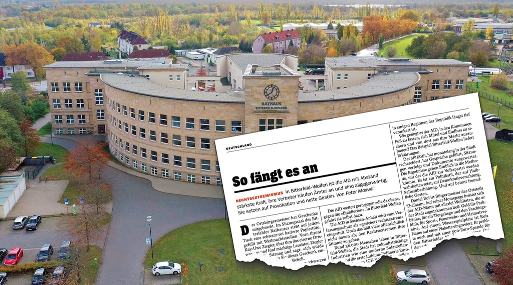 Ein Artikel des „Spiegels“ über das Wirken der AfD in Bitterfeld-Wolfen sorgt für Wirbel. Der Stadtrat befasst sich mit dem Thema.