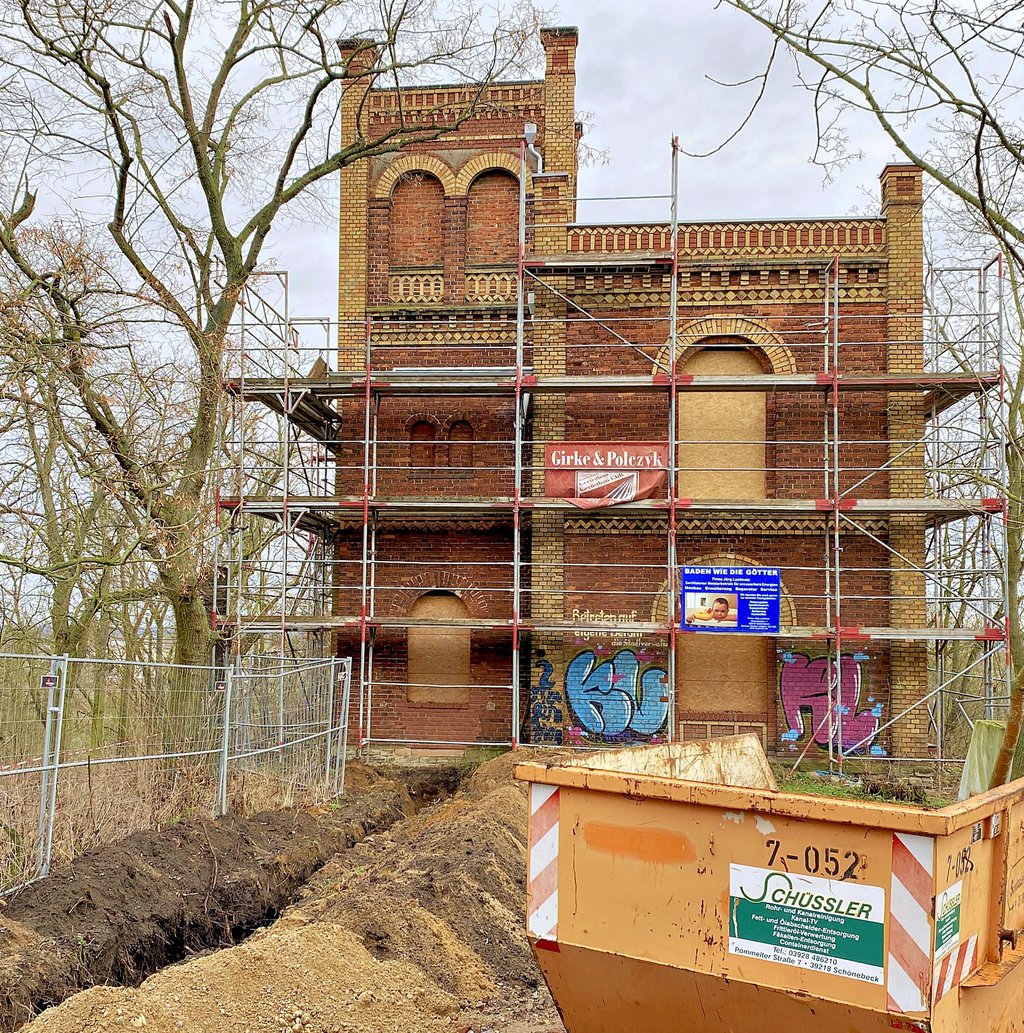 Die Sanierung auf dem Hummelberg geht voran.