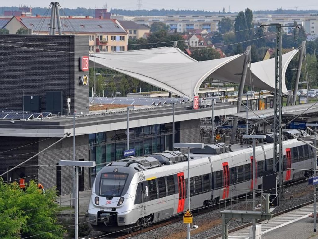 Bahnhof in Wittenberg