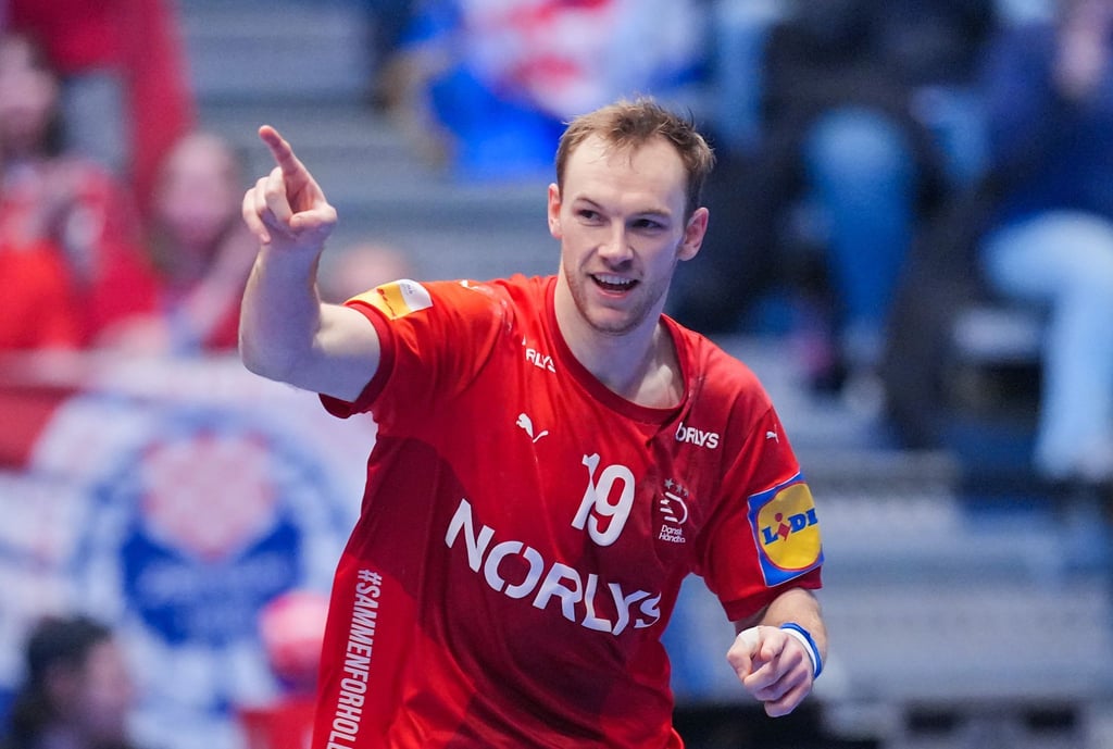 Mathias Gidsel führt Dänemark zum vierten WM-Titel nacheinander.