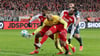 War gut beschäftigt: Peter Gulacsi gegen Union Berlin.