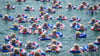 Schwimmen für den guten Zweck.