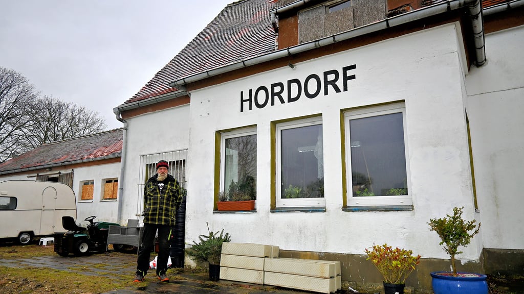 Der Bahnhof Hordorf, gekauft von Udo Christiansen.
