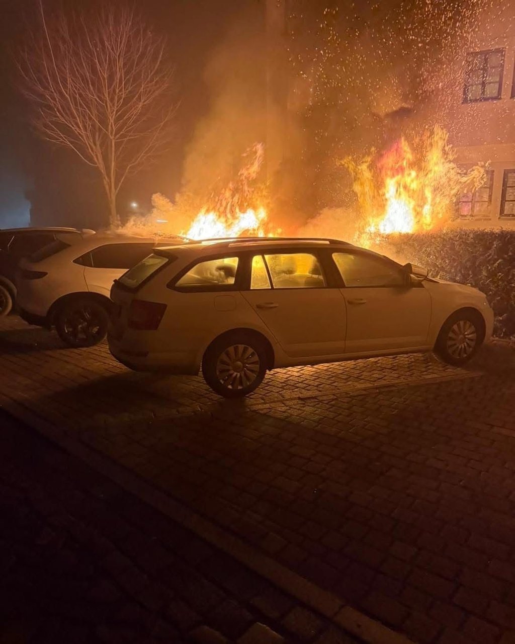 In Bernburg hat es in der Wallstraße gebrannt.