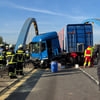 Feuerwehr, Rettungsdienst und Polizei sind am Montag, 4. Februar, zu einem schweren Unfall auf der B189 bei Stendal ausgerückt.