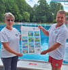 Monika Gille und Tobias Kramer leiten die Klötzer Wasserwacht. Sie können sich über zehn Neuanmeldungen in zwei Jahren freuen. 