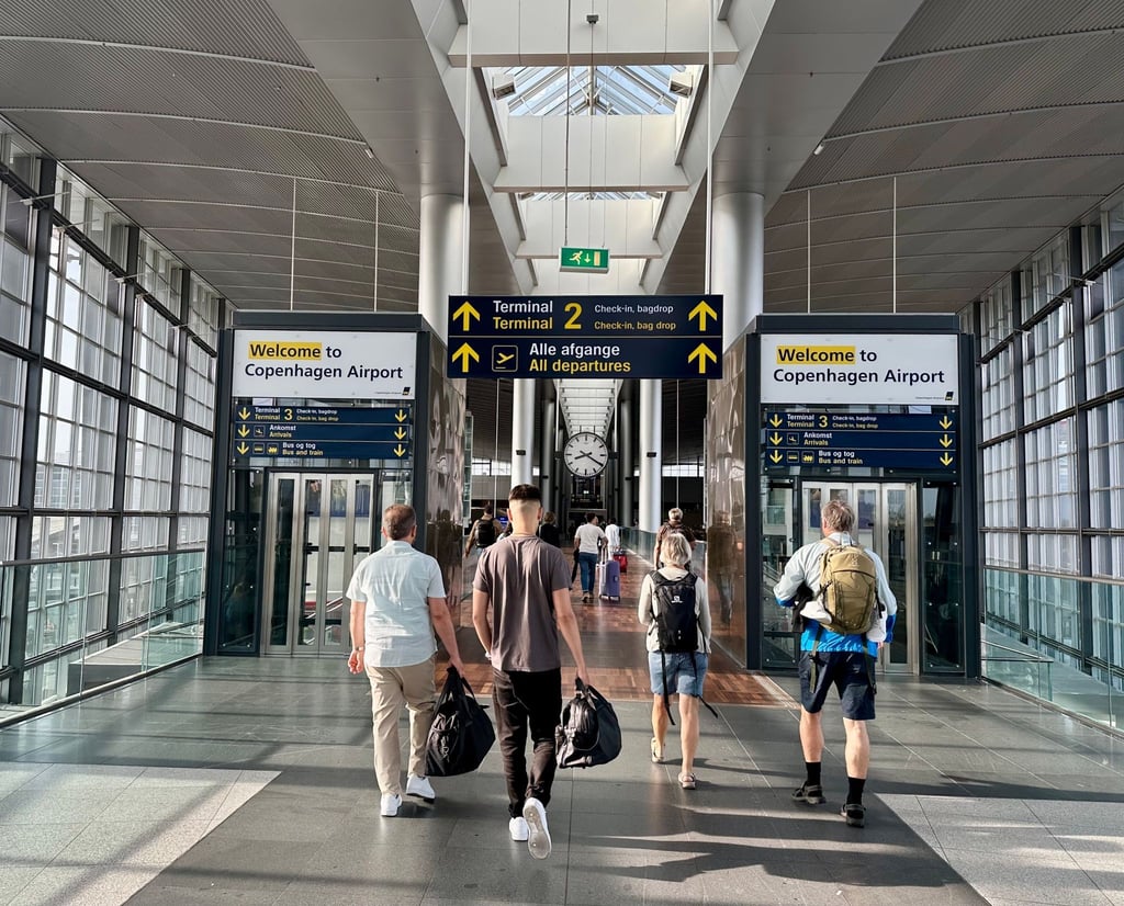 „Welcome to Copenhagen“: Nur 13 Minuten braucht man vom Flughafen in die Innenstadt.