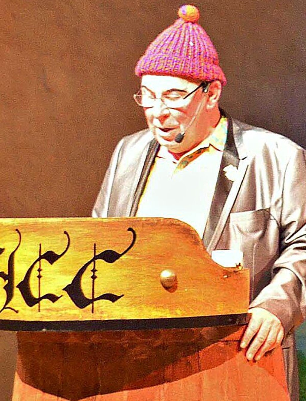 Michael Körtge in seiner Rolle als Nörgelfranz.