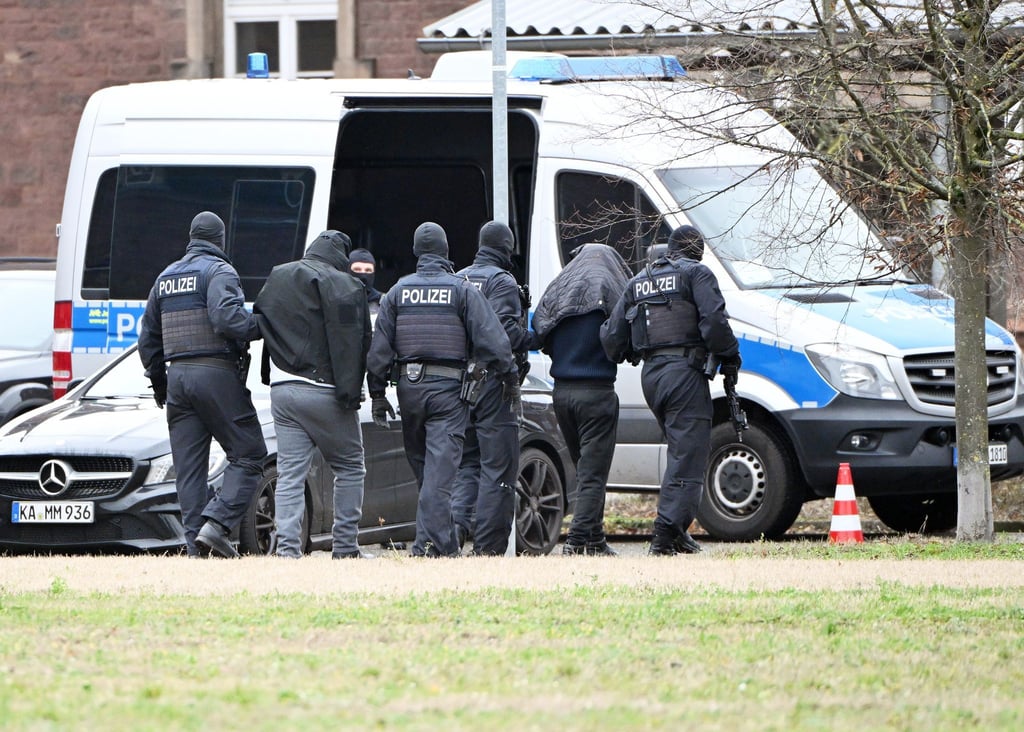 Die vier Angeklagten waren im Dezember 2023 festgenommen worden. (Archivbild)