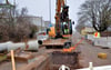 Mit dem Regenwasserkanalbau An der Liethe in Staßfurt geht es weiter. Die Anlieger sind je nach Baufortschritt entweder direkt oder über Rathmannsdorf zu erreichen.