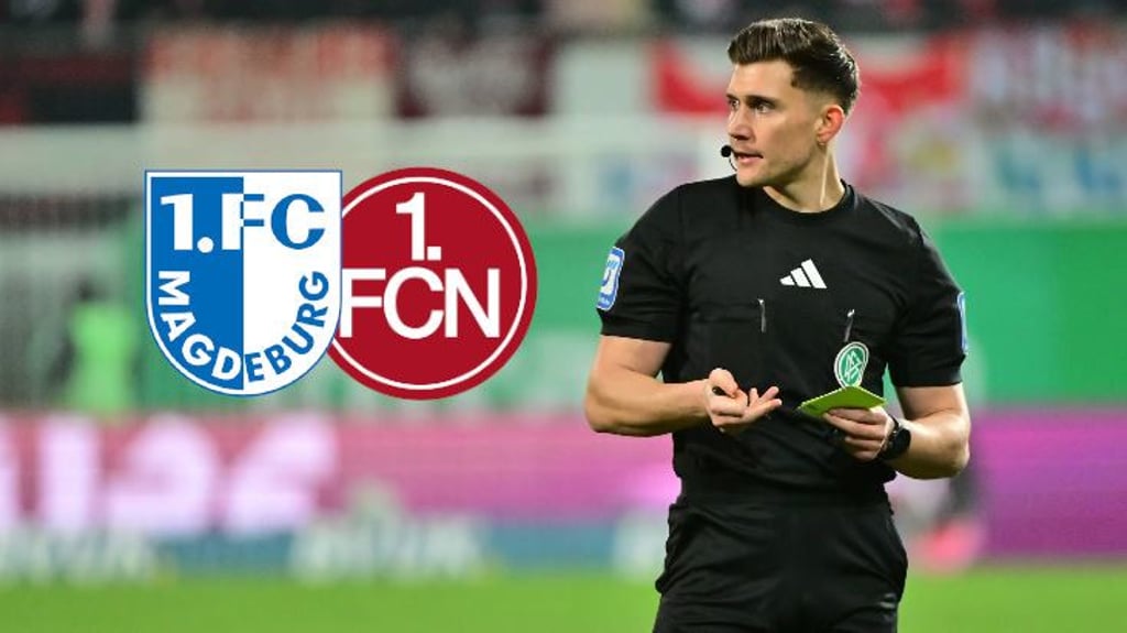 Schiedsrichter Felix Prigan wird das Heimspiel des 1. FC Magdeburg gegen den 1. FC Nürnberg am Samstag in der 2. Bundesliga leiten.