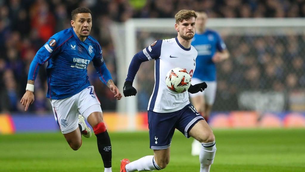 Aua dem Kader für die Europa League gestrichen: Timo Werner von Tottenham Hotspur (r).