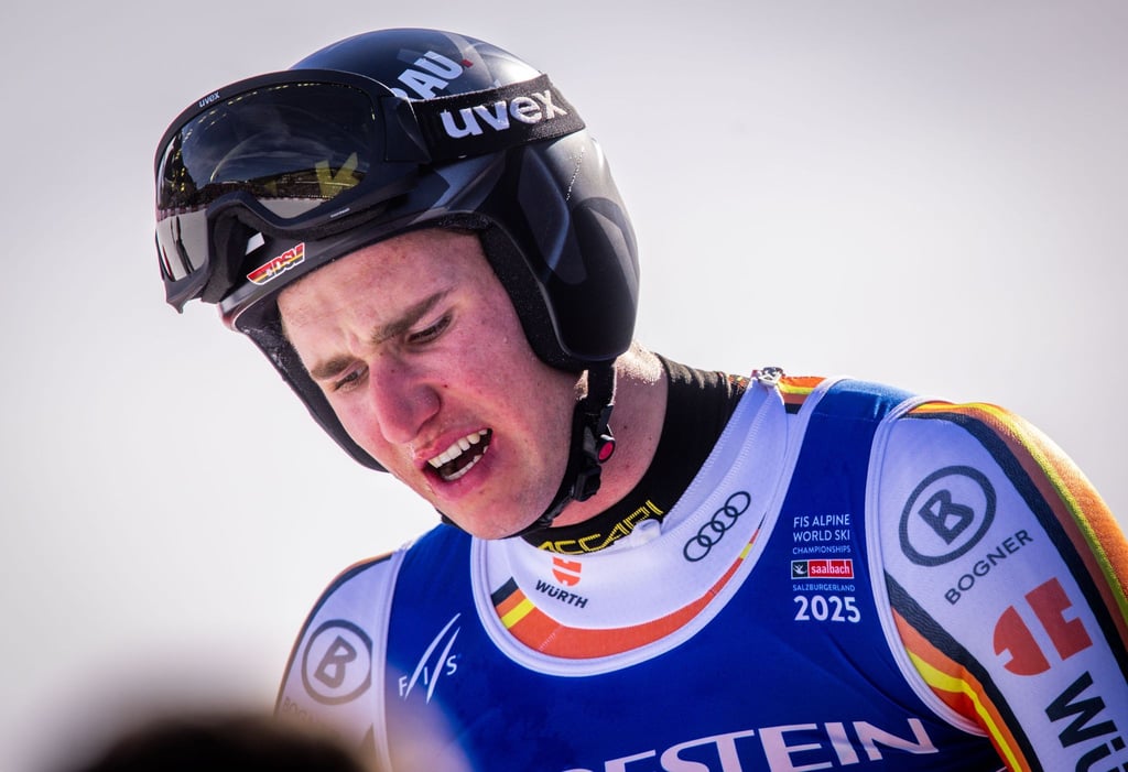 Luis Vogt stürzte im WM-Super-G am Donnerstag spektakulär.