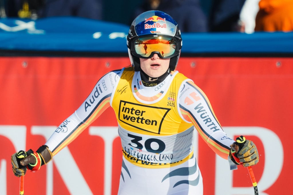 Fuhr mit der hohen Startnummer 30 auf den sechsten Rang: Emma Aicher.