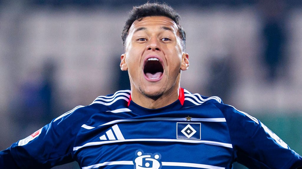 Der HSV und Davie Selke hatten bei Aufsteiger Münster viel Mühe.