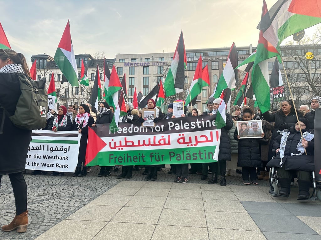 Für eine propalästinensischen Demonstration gelten strengere Auflagen.