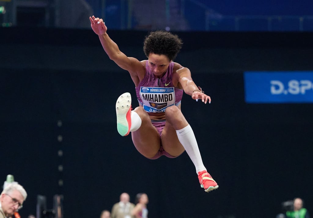 Malaika Mihambo holte sich beim Leichtathletik-Meeting in Düsseldorf den Sieg.