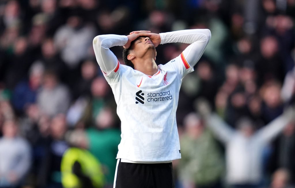 Kann die Niederlage nicht fassen: Liverpools Jarell Quansah.
