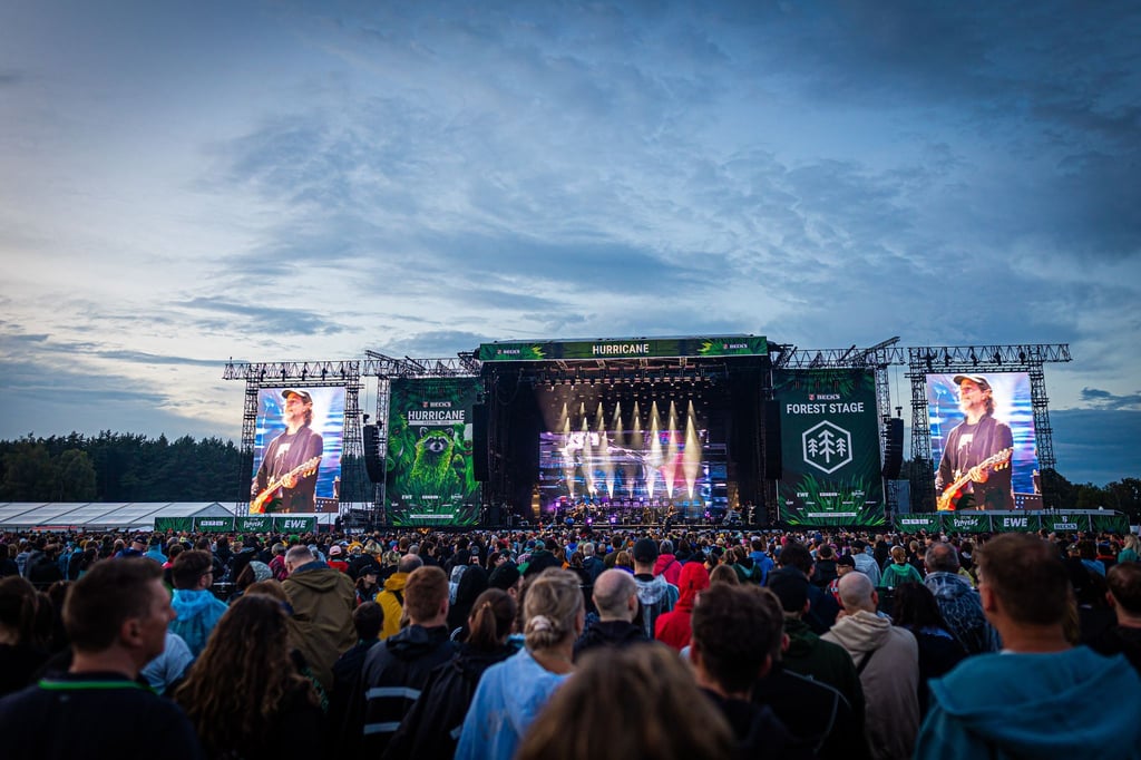 Das Hurricane Festival zählt zu den größten in Deutschland. (Archivbild)