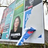 Die meisten Fälle von Vandalismus an Wahlplakaten wurden bei der Polizeidirektion Magdeburg verzeichnet (fast 300). (Symbolbild)