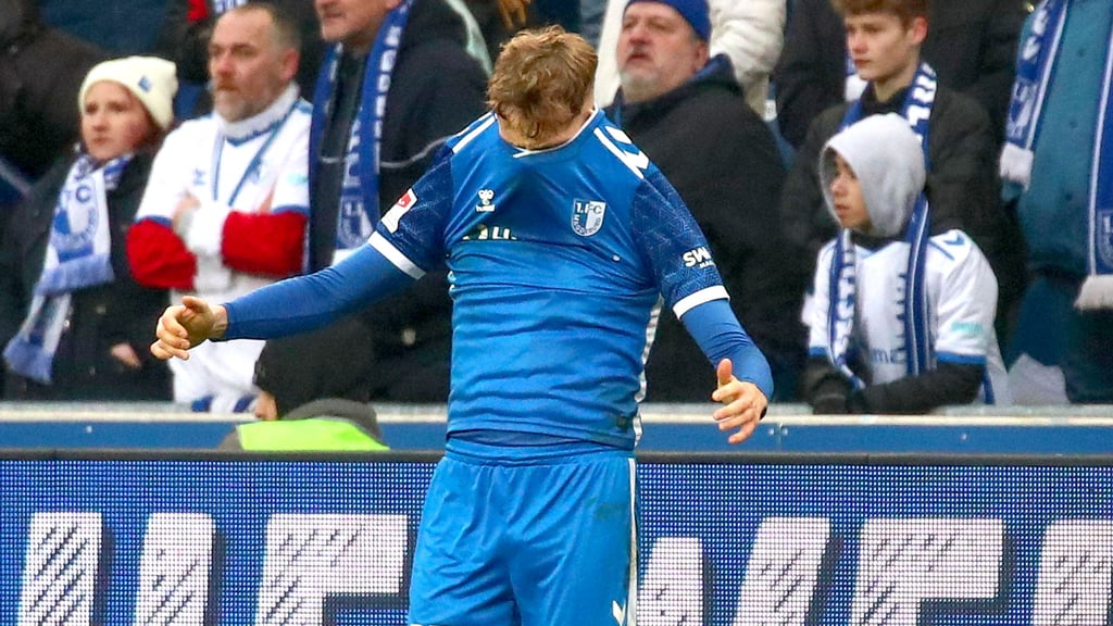 FCM-Spieler Philipp Hercher frustriert.