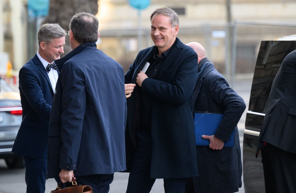 VW-Konzernchef Oliver Blume war am Dienstag in der Staatskanzlei zu Gast.