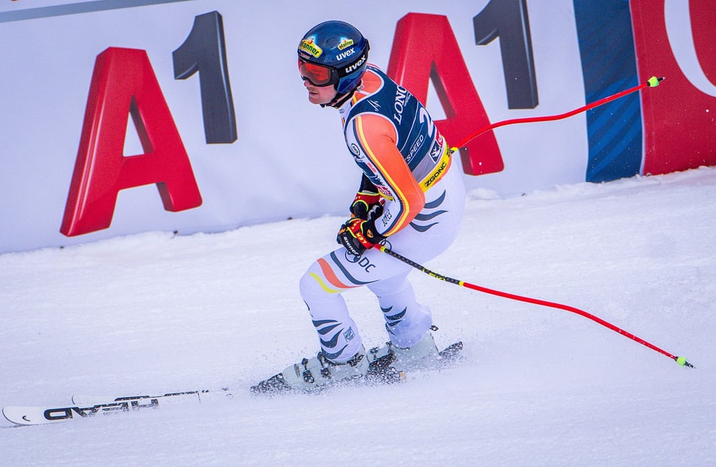 Simon Jocher belegte in der Abfahrt der Team-Kombination nur Platz 18.