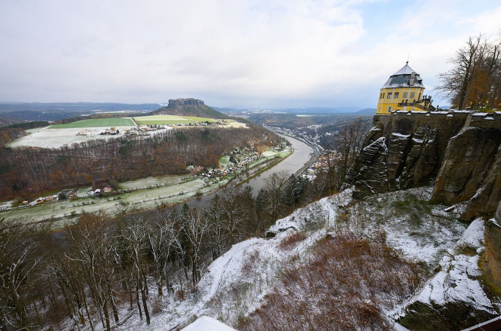 Besucherplus auf Festung Königstein und Fest für Riesenweinfass (Archivbild)