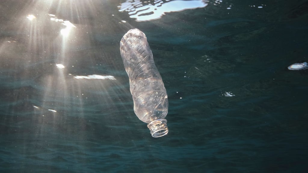 Kunststoffflasche im Meer: Im Pazifik treibt ein Plastikstrudel auf einer Fläche viermal so groß wie Deutschland.