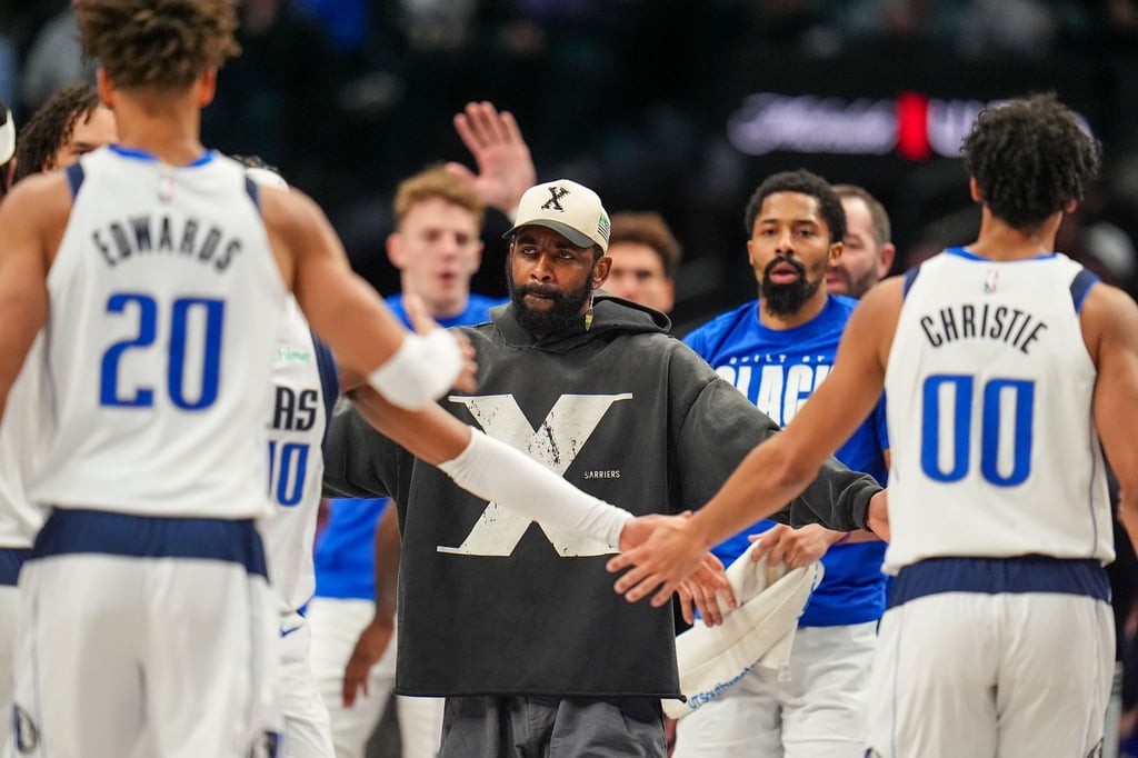Kyrie Irving fehlte den Mavericks verletzt - dennoch gewann das Team gegen die Miami Heat.