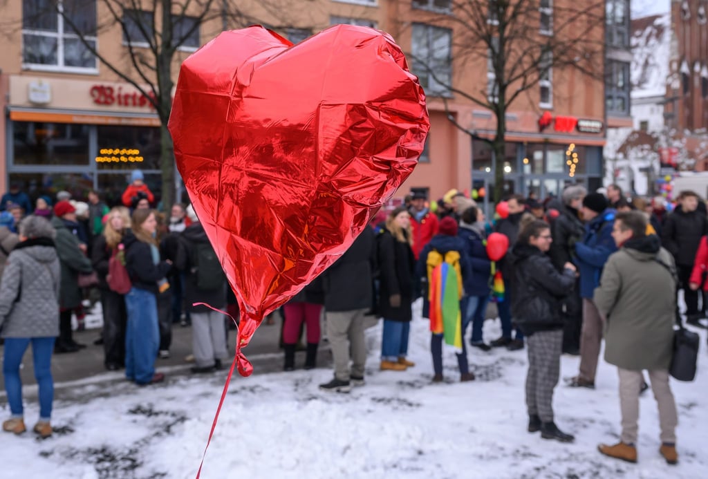 In Frankfurt (Oder) gab es die Kundgebung „Liebe statt Hass“.