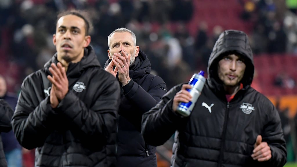 Schon wieder zu Null: RB Leipzig in Augsburg.