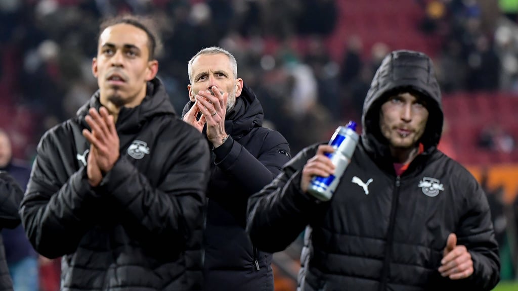 Schon wieder zu Null: RB Leipzig in Augsburg.