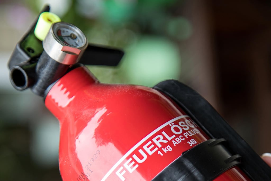 Mithilfe eines Feuerlöschers brachte die 75-Jährige den Brand unter Kontrolle.