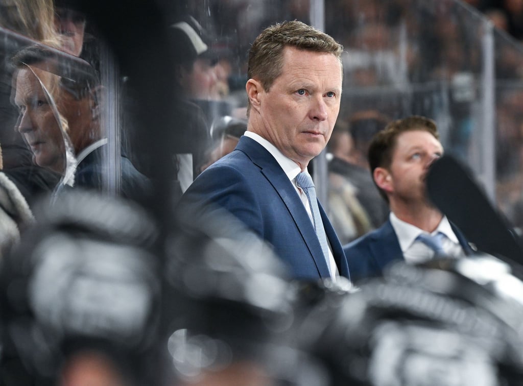 Wolfsburgs Eishockey-Trainer Mike Stewart.