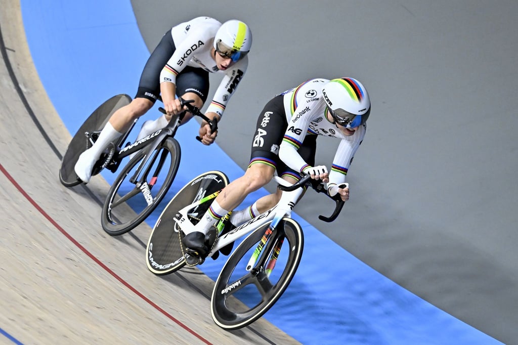Tim Torn Teutenberg (l) gewinnt bei der EM drei Medaillen.