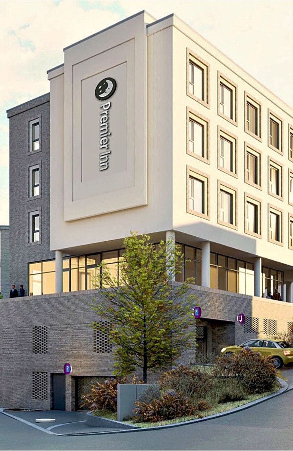 Klein aber fein: Das City-Hotel an der Oper wird gerade gebaut. 113 Zimmer wird es bekommen. Nutzer ist die Premier-Inn-Gruppe.