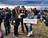 Bei der Anti-AfD-Demo in Halle Ende Januar protestierten Tausende gegen die in Umfragen zweitstärkste Partei.