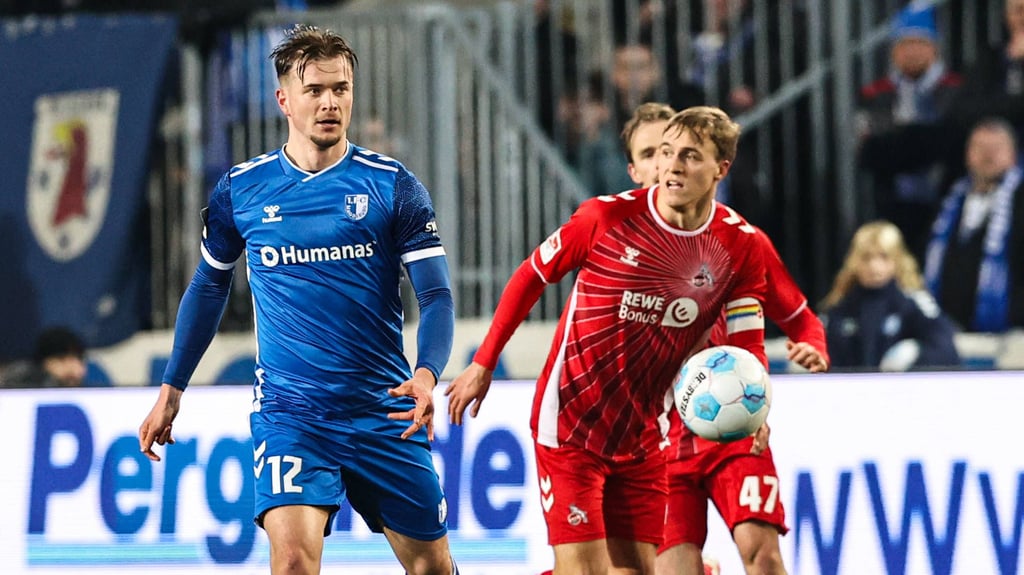 Alexander Ahl-Holmström feierte gegen den 1. FC Köln etwas überraschend sein Startelf-Debüt für den 1. FC Magdeburg.