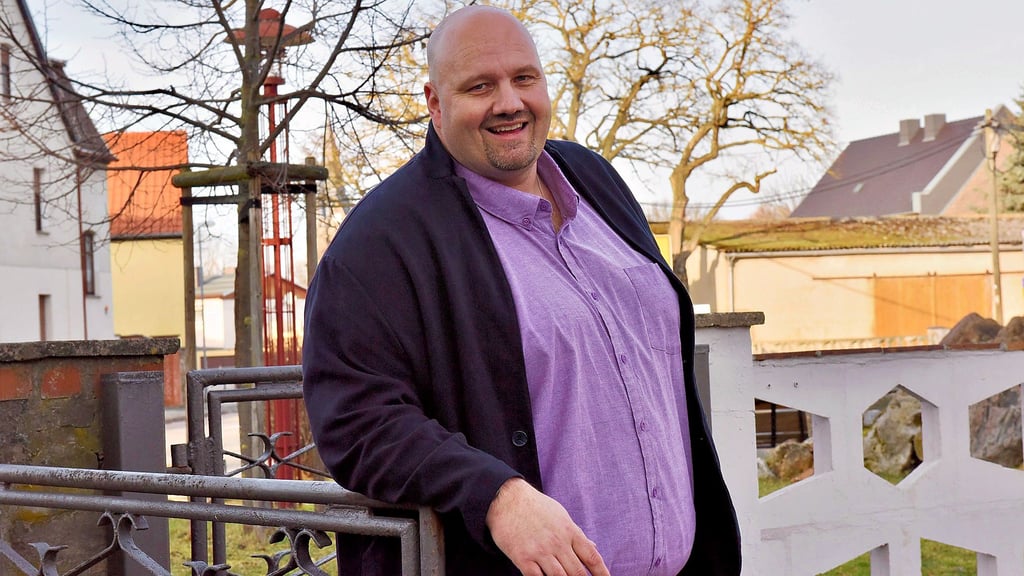 Pierre Kosiura ist seit vorigem Jahr Ortsbürgermeister in seinem Heimatort.