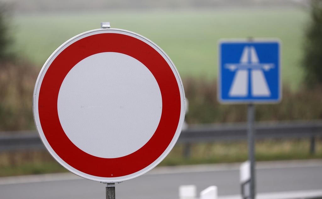 Am Mittwochvormittag ist die Auffahrt auf die A9 Richtung Berlin an der Anschlussstelle Naumburg nicht möglich.
