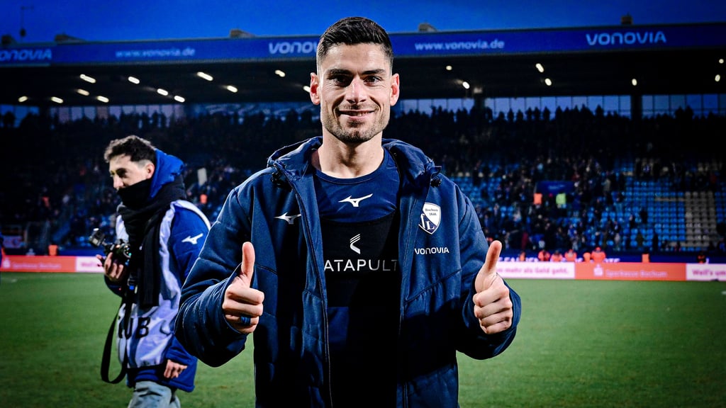 Georgios Masouras traf doppelt für den VfL Bochum gegen Borussia Dortmund.