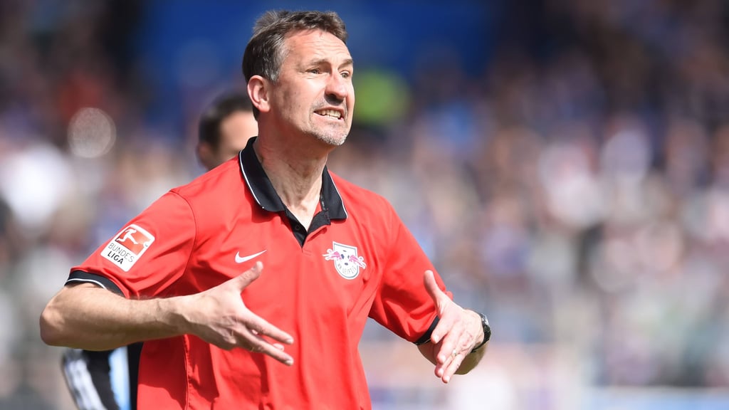 Nur 15 Spiele trainierte Achim Beierlorzer RB Leipzig in der 2. Bundesliga.