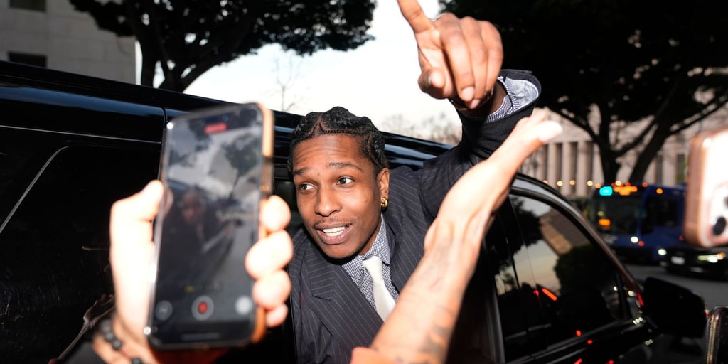 Rapper Asap Rocky kommt nach einem Freispruch um eine drohende Haftstrafe herum.