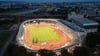 Das Heinz-Steyer-Stadion bei seiner Eröffnung - ohne Anzeigetafel.