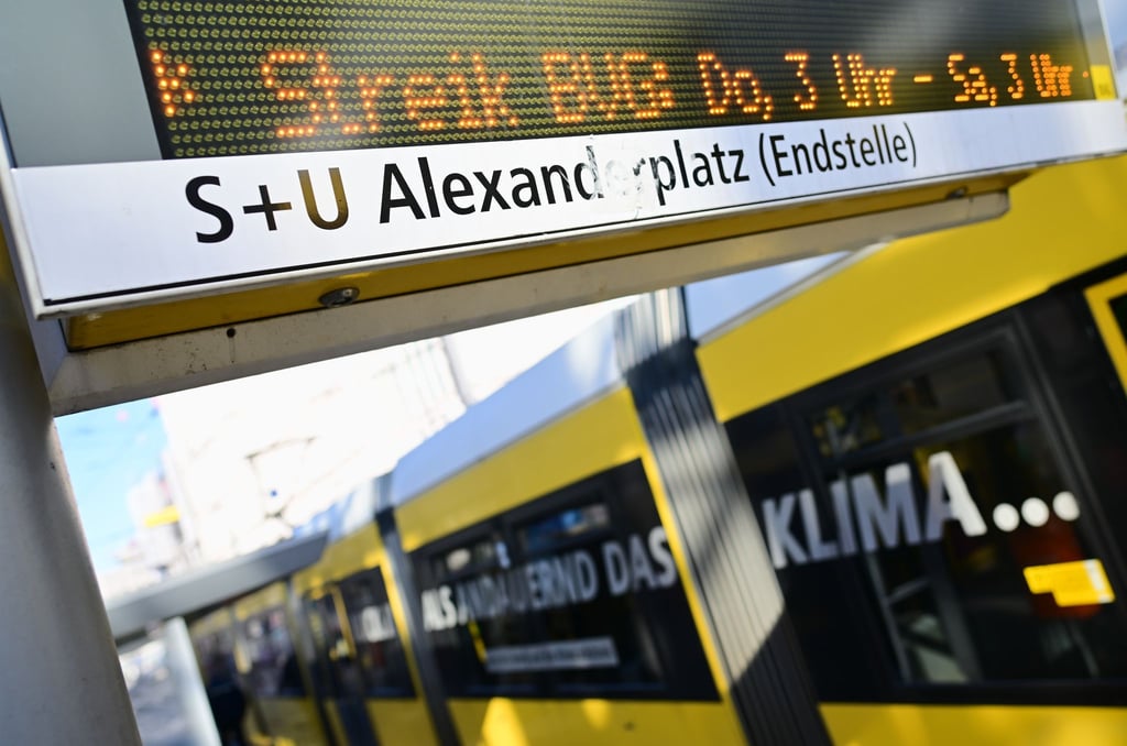 Erneut kommt der Berliner Nahverkehr wegen eines Warnstreiks weitgehend zum Erliegen.