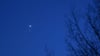 ILLUSTRATION - Jupiter und Mars am Nachthimmel