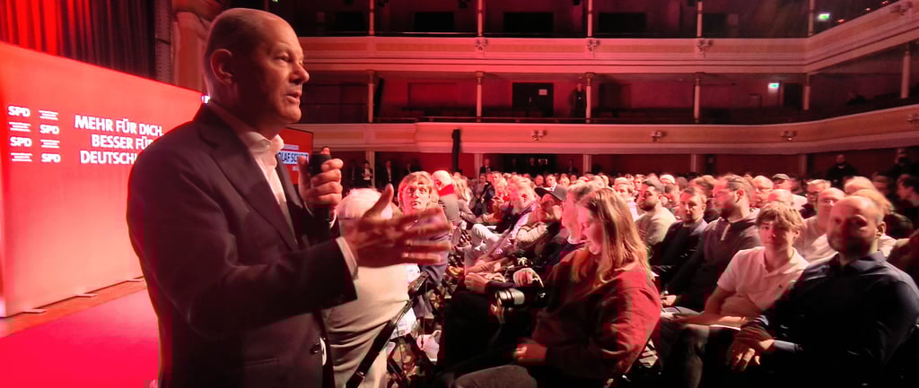 Ruhig, bedächtig und ohne unangenehme Fragen fürchten zu müssen. Olaf Scholz führte seinen Wahlkampf genauso unaufgeregt wie seine Regierung.