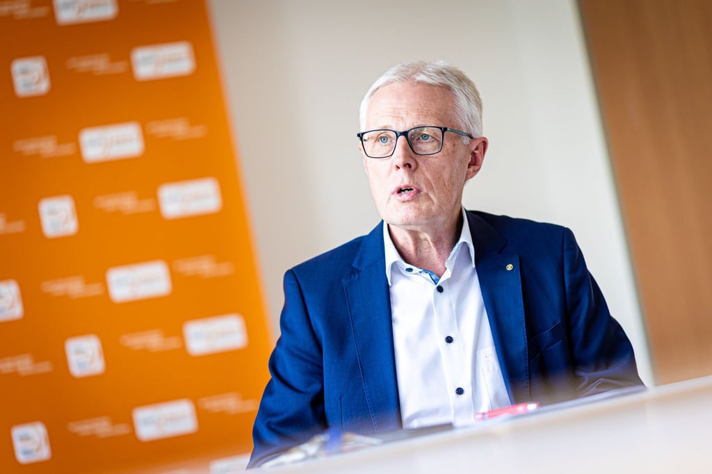 Der LSB-Vorstandsvorsitzende Reinhard Rawe.